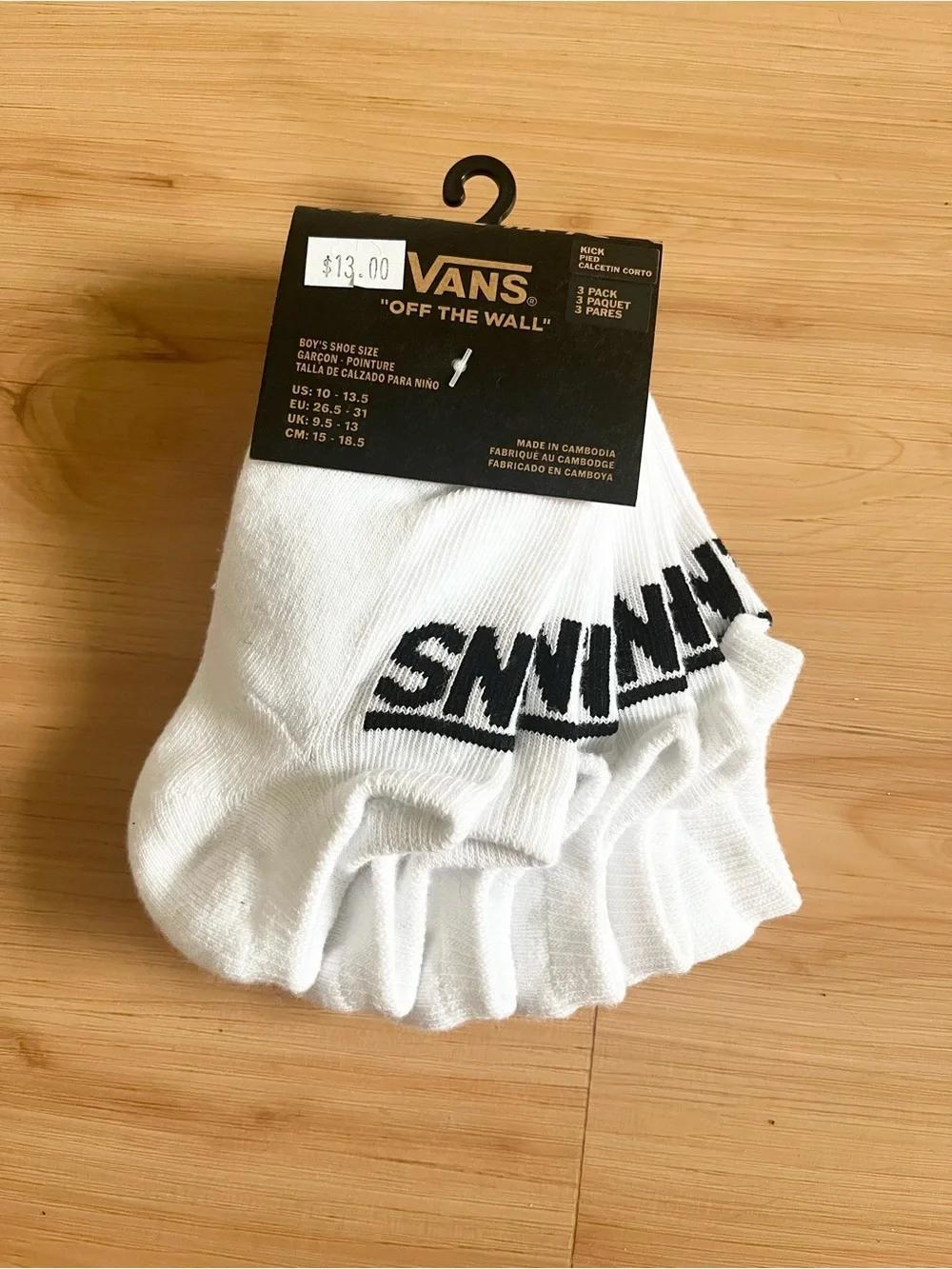Vans Kids Classic Kick Socks